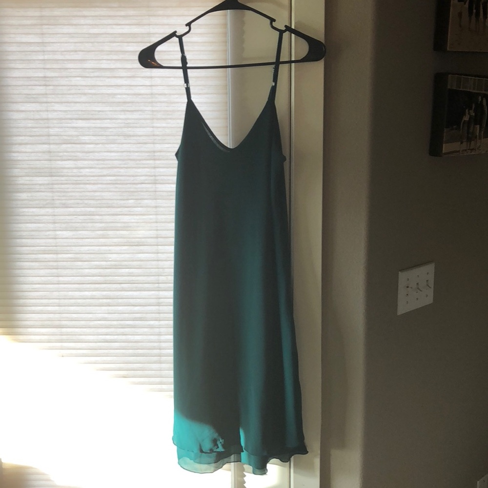 Green lightweight dress from Italy